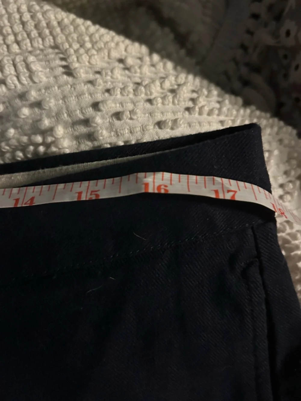 NWT J. Crew Men's Straight-fit creased stretch cotton-blend twill trouser Navy